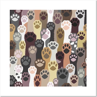 Pawsome Pattern Posters and Art